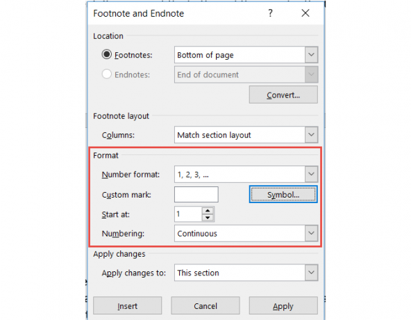 Panduan Sederhana untuk Microsoft Word Referensi Tab MSWord Footnoteformat