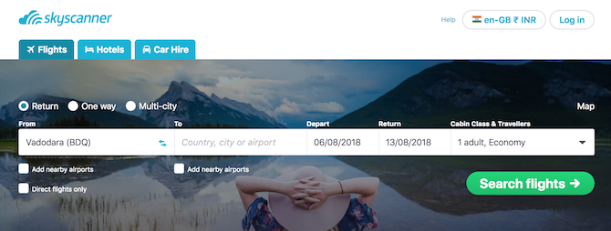 Situs web yang bermanfaat ini dikenal sebagai Skyscanner