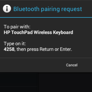 keyboard hp touchpad