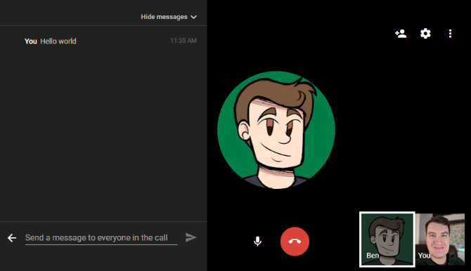 cara menggunakan google hangouts - Panggilan Video