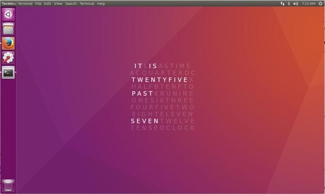 Jam kata di Ubuntu menggunakan Conky