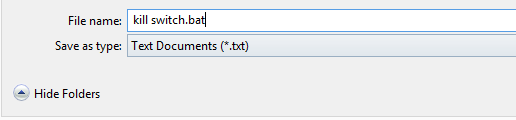 simpan file sebagai killswitch bat