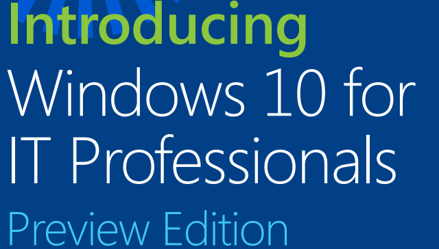 Pratinjau Profesional TI Windows 10