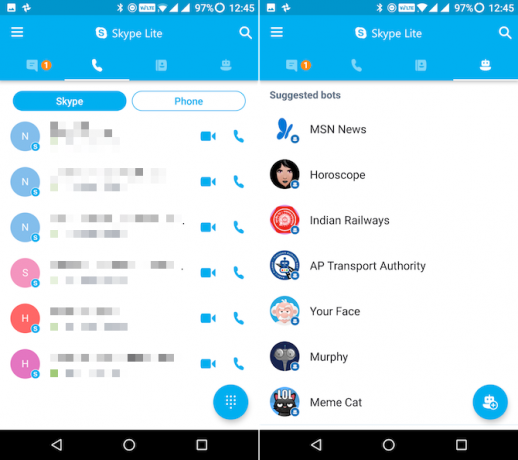 skype aplikasi android lite