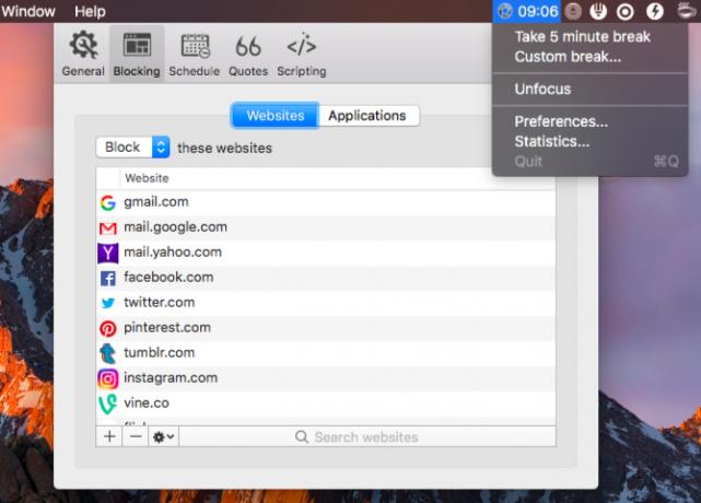 hey-focus-Aplikasi Mac Menu Bar