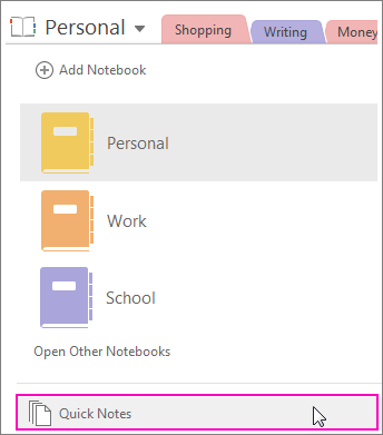 Microsoft OneNote - Semua Diajukan