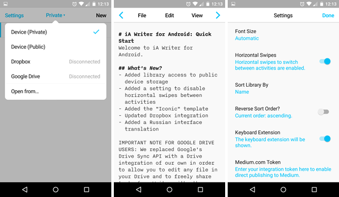 7 Editor Teks Bebas Gangguan untuk Android Dibandingkan: Mana yang Terbaik? editor teks android besarbesaran penulis