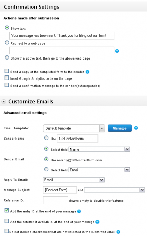 123FormBuilder: Mudah Membuat Berbagai Jenis Formulir Online 123ContactForm2