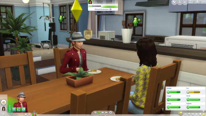 Interaksi sosial dalam The Sims 4