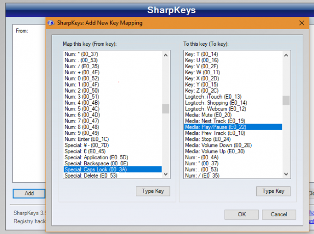 sharpkeys memetakan ulang