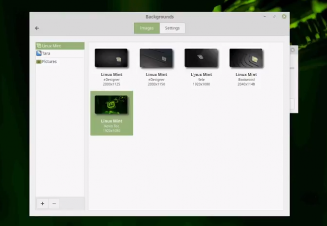 latar belakang linux mint