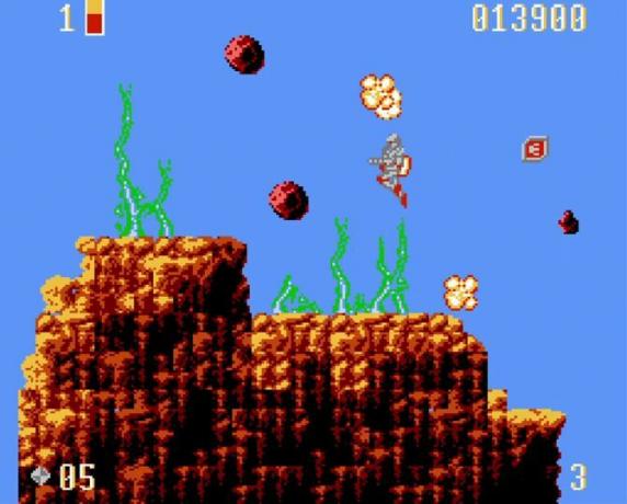 Super Turrican berjalan pada emulator NES di Steam Link