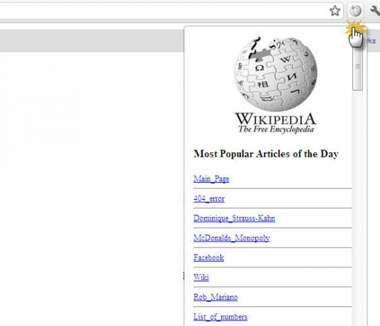 ekstensi wikipedia chrome