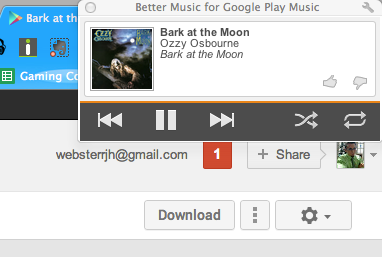 addon musik chrome