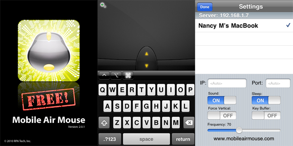 7 Aplikasi Remote Control Gratis Terbaik untuk iPhone MobileAirMouse2