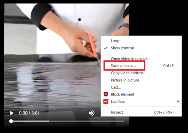 facebook menyimpan video sebagai menu