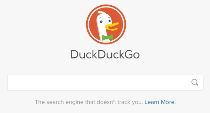 alternatif google - DuckDuckGo