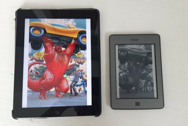 iPad dan Kindle dibandingkan