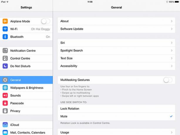 Anda mungkin ingin mengubah gerakan pengaturan iOS 7 Pesky Default ini