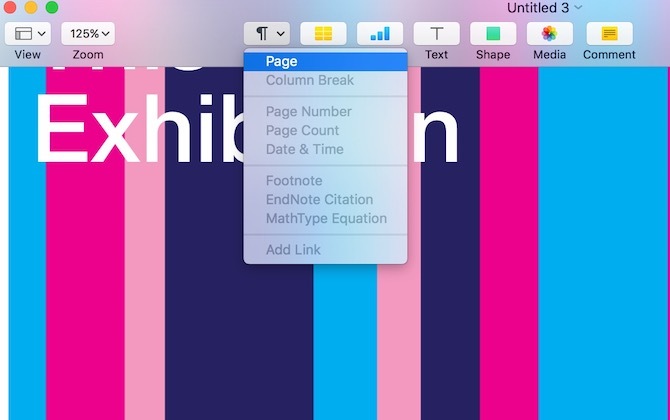 Cara Membuat Halaman dan Dokumen yang Mengesankan di Mac menambahkan halaman