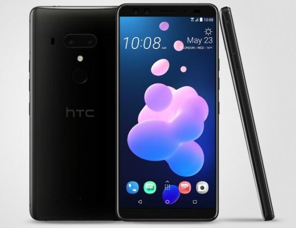 HTC U12 + memiliki speaker stereo besar yang menghadap ke depan