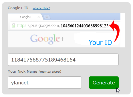 google plus nama url