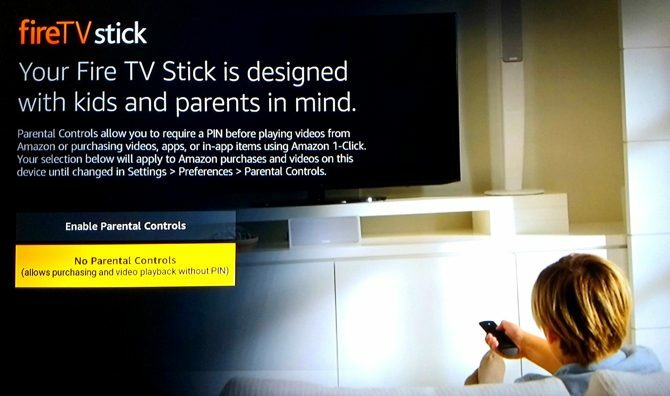Menyiapkan Amazon Fire TV Stick: mengaktifkan atau menonaktifkan kontrol orangtua