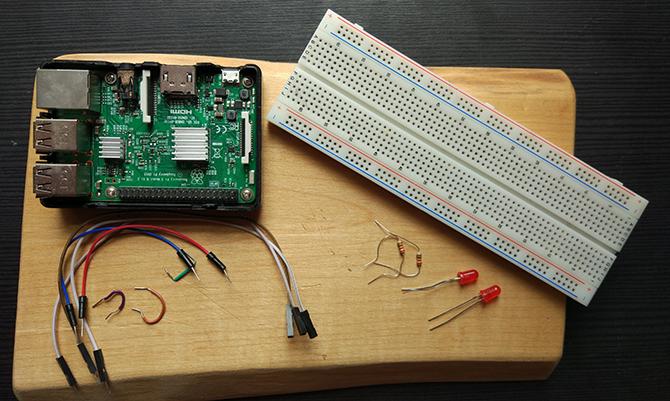 cara memprogram raspberry pi mengontrol lampu yang dipimpin