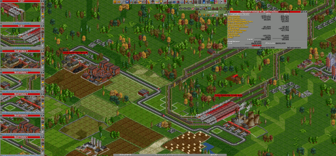 10 Game Tycoon Online Gratis Anda Harus Mencoba Versi Browser OpenTTD