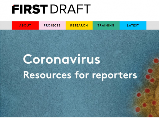 draf pertama reporter sumber daya coronavirus