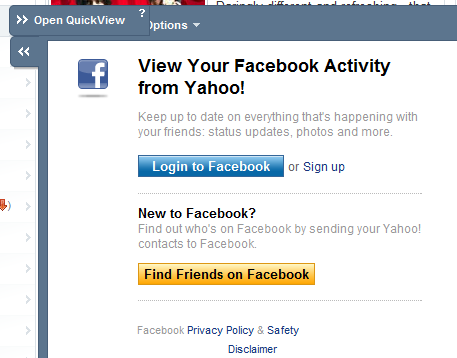 facebook di yahoo