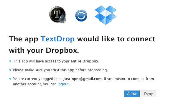 edit file teks dropbox