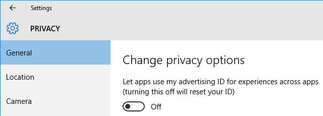 Iklan Personalisasi Windows 10 Privasi