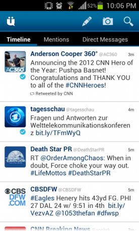 Kendalikan Akun Twitter Anda Dengan timeline UberSocial [Android 2.1+]