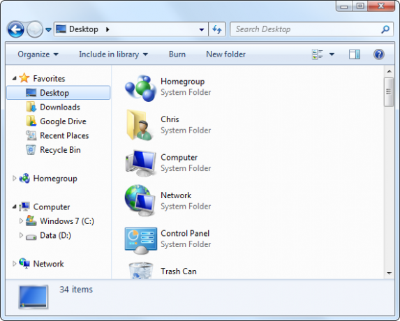 cara kerja windows 7 libraries