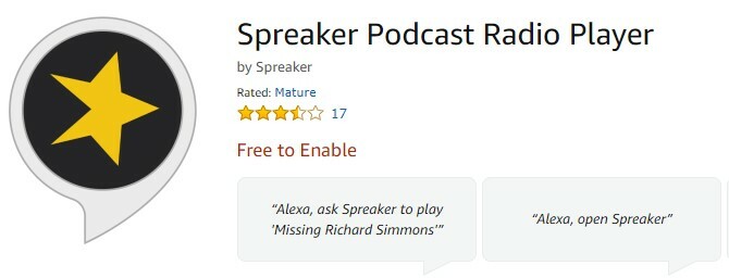 Spreaker untuk podcast gema amazon