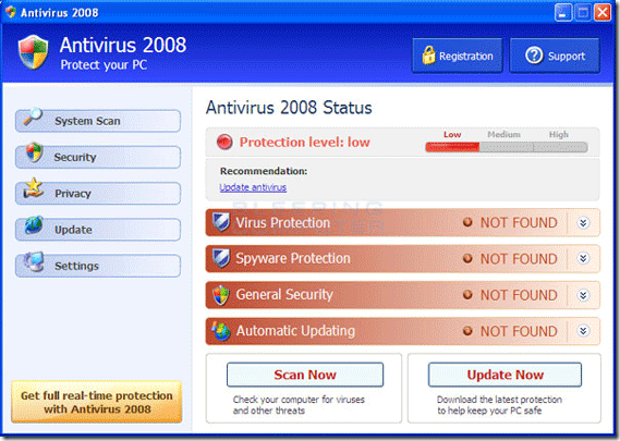 hapus antivirus palsu