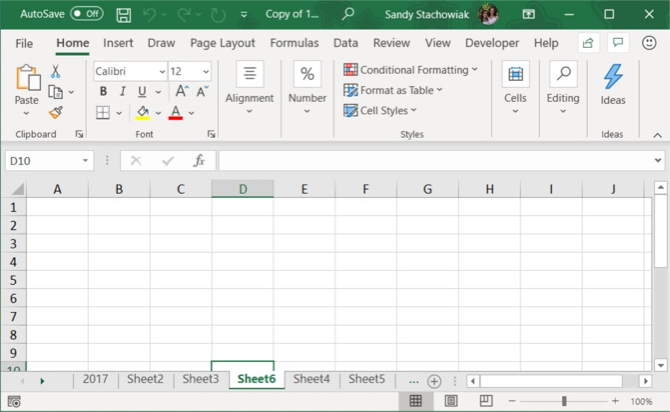 Excel Tambah Tab