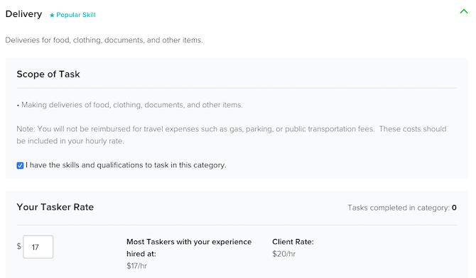 Pekerjaan TaskRabbit dalam kategori Pengiriman