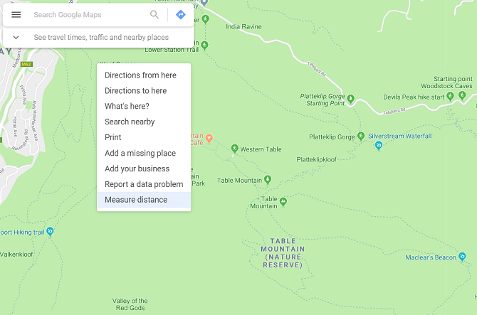 google maps mengukur jarak menu klik kanan