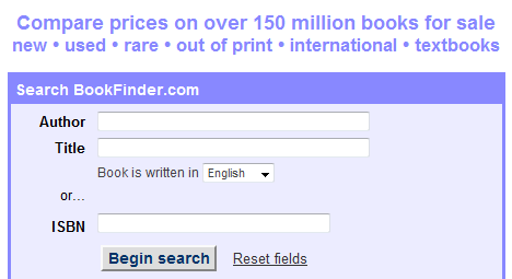 bookfindercom