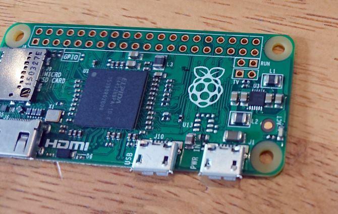 Raspberry Pi Zero memiliki pin TV