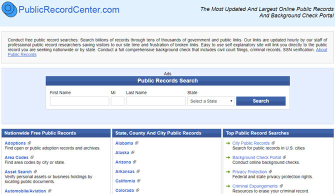 pusat rekaman publik