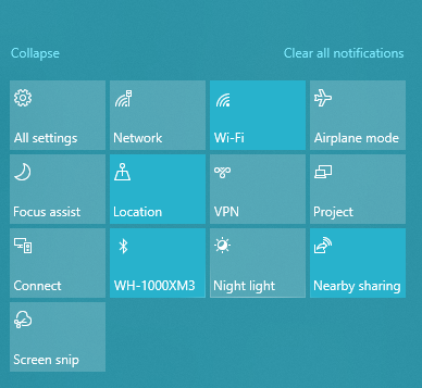 Mode Pesawat Windows 10