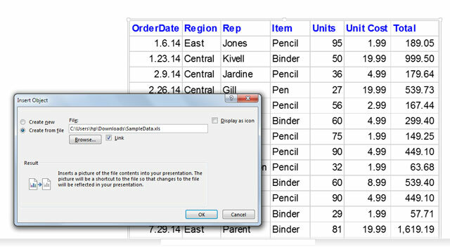 PowerPoint dan Excel