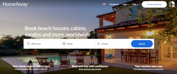 Rental liburan HomeAway