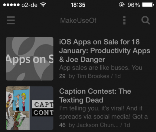 Aplikasi Feedly iOS Mendapat Kecepatan Membaca, Tema Malam & Desain Baru iPad feedly night