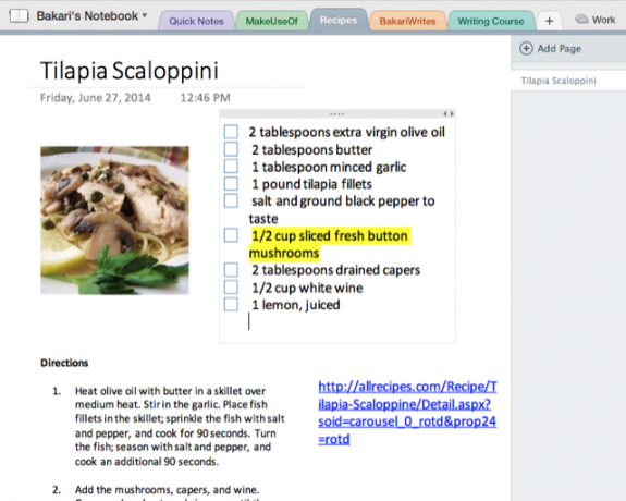 Catatan OneNote