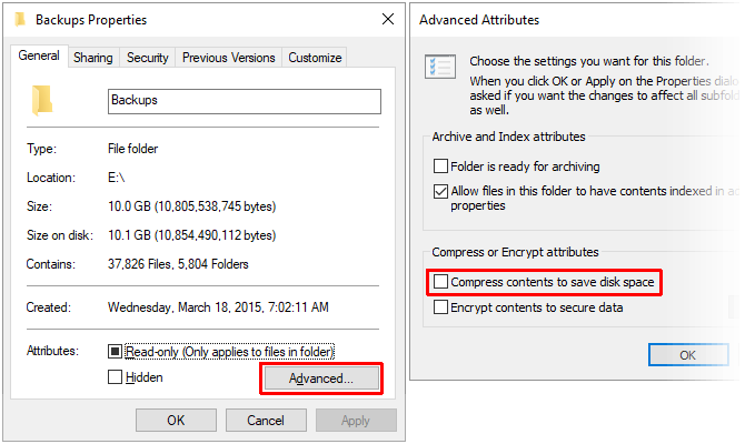 Cara Menghemat Ruang Disk di Windows 10 Isi Kompresi Windows 10 670x400