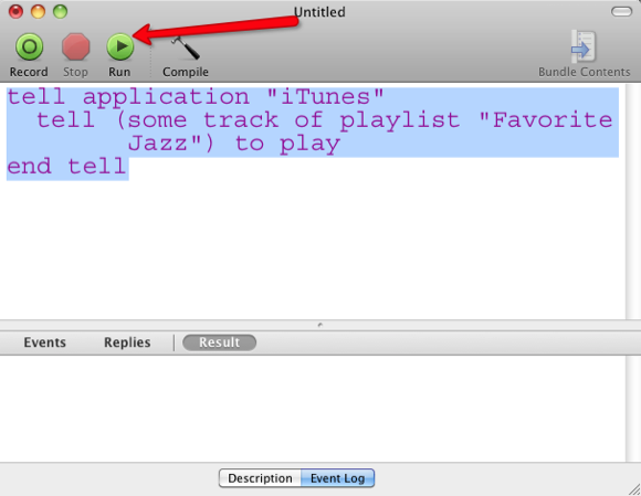 itunes daftar putar applescript urutkan berdasarkan artis